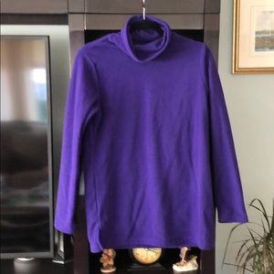 Lands end fleece turtle neck